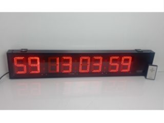 Minuterie De Compétition Numérique LED – Chronomètre Avec Télécommande Et Grand écran 6 Chiffres - 9
