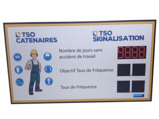 TSO Catenaires - Chiffres digitaux 8cm de hauteur