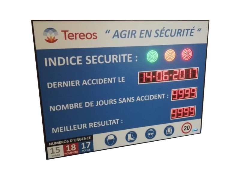 Tereos France - Panneau sécurité
